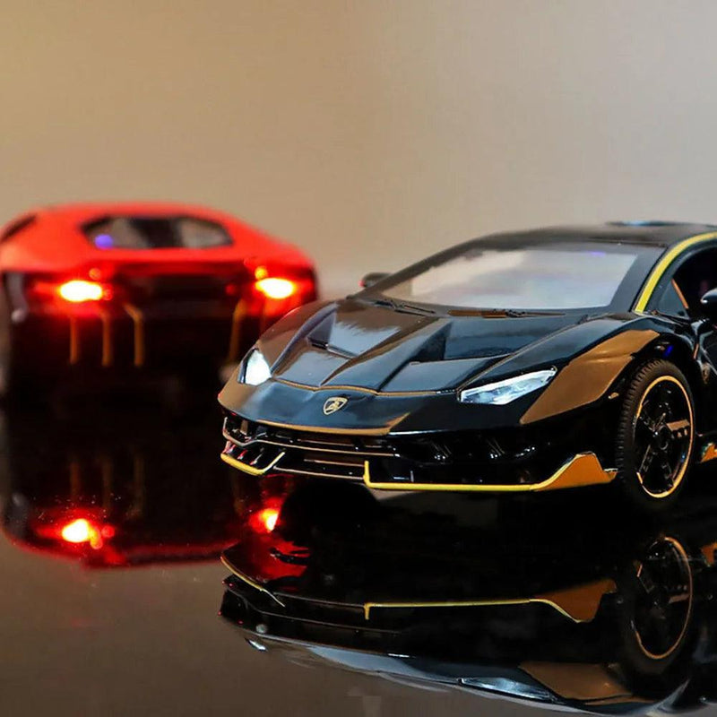 Carrinho miniatura Lamborghini LP770 Diecast liga metálica