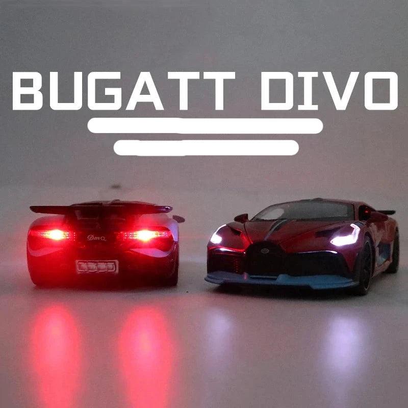 Carrinho miniatura Bugatti Divo liga metálica