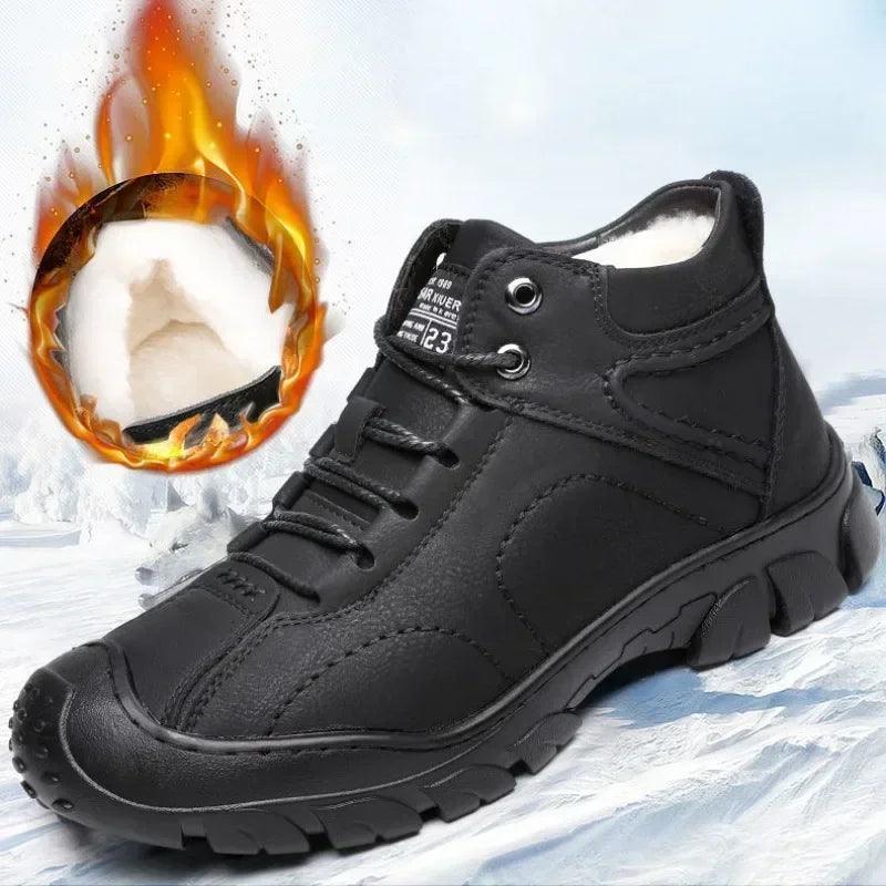 Bota de inverno forrada antiderrapante - alilo presentes