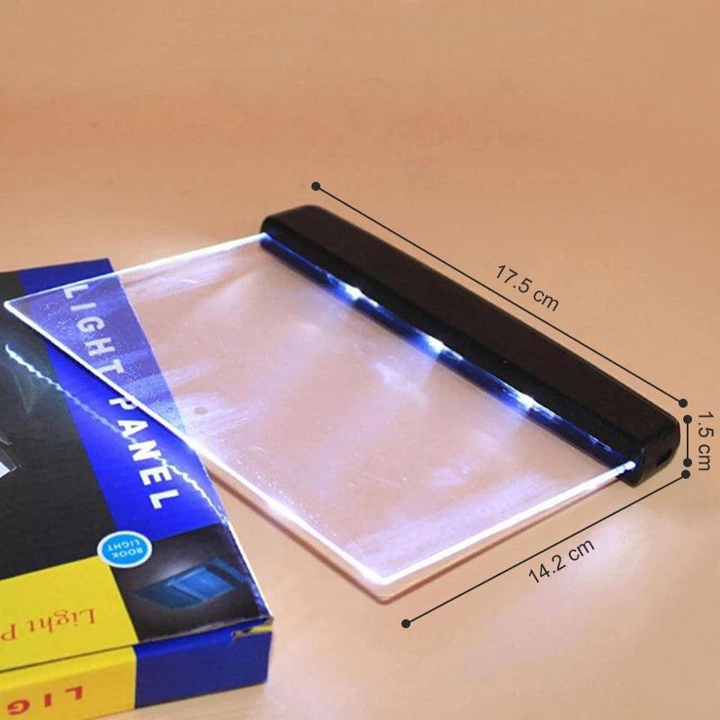 Tabuleta de leitura com emissor de luz LED