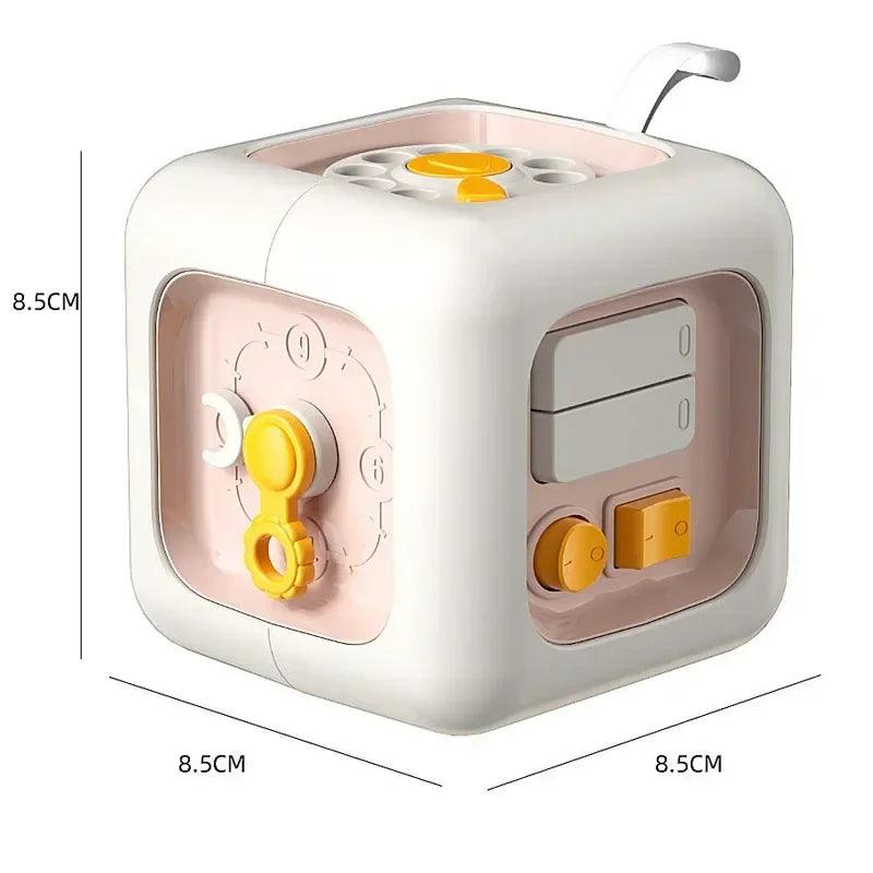 Brinquedo 6 in 1 cubo montessoriano educativo