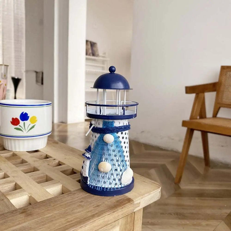 Castiçal de ferro decoração farol