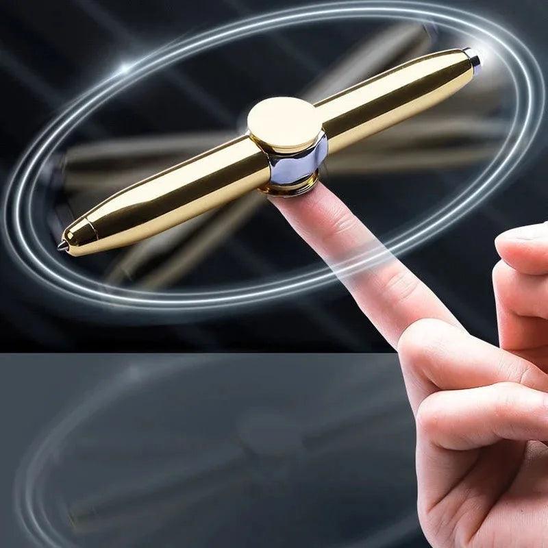 Spinner Caneta Esferográfica LED anti-stress e anti-ansiedade